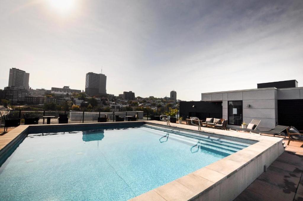 Quebec, Rustique Chic En Ville, Piscine Sur Le Toit Pour 2 A 6 Invites Экстерьер фото