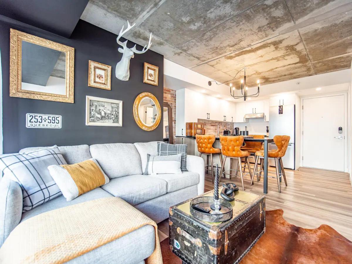 Quebec, Rustique Chic En Ville, Piscine Sur Le Toit Pour 2 A 6 Invites Экстерьер фото